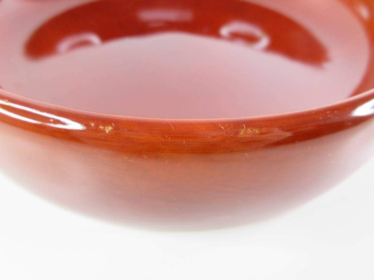 琉球漆器 5寸菓子器 梅 柿型 折敷セット 蓋付 天然木 天然漆 デイゴ材